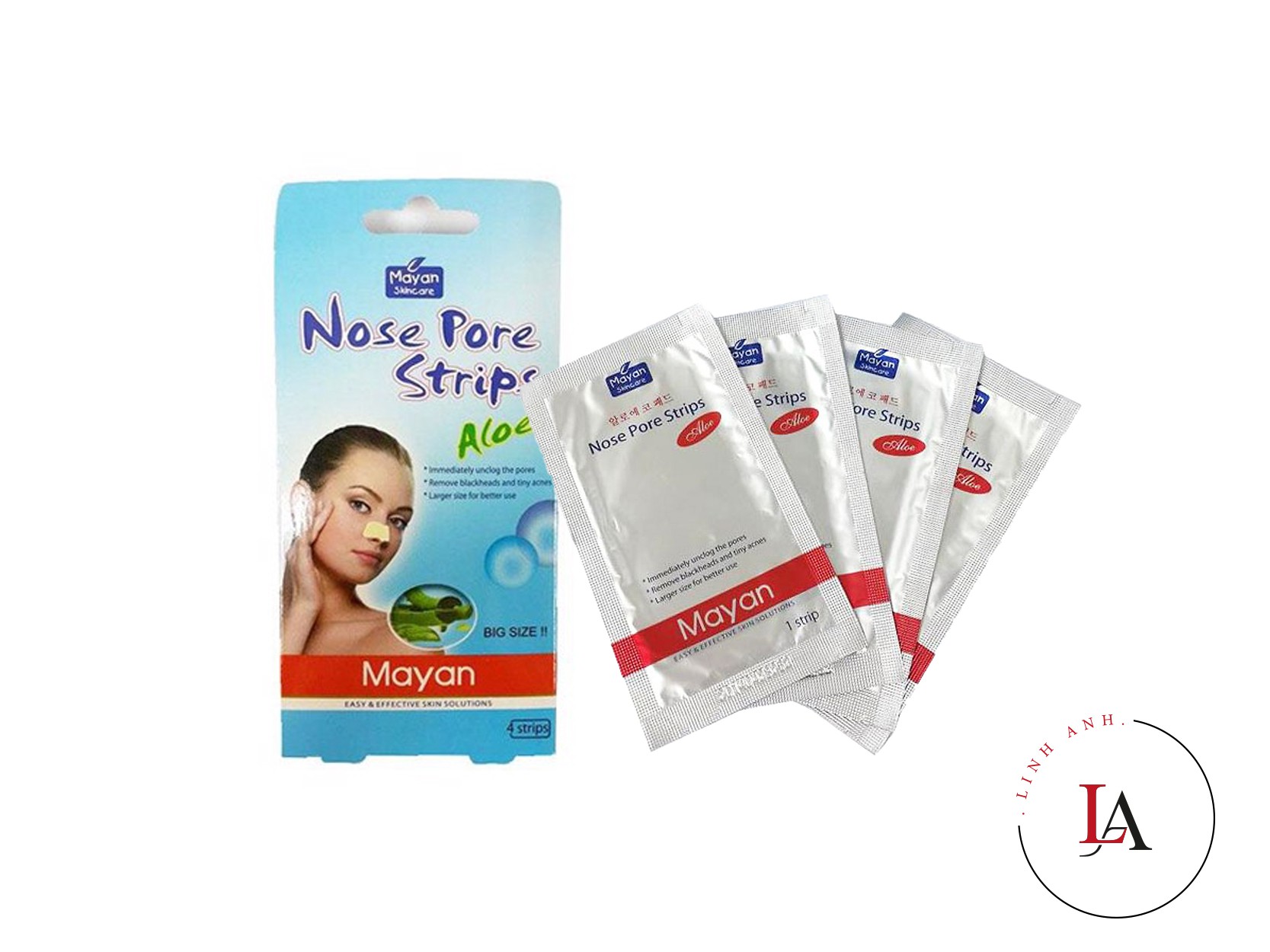 Miếng dán mũi Mayan hộp 4 miếng